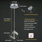 voordelige Eilandlichten-1-licht 9cm kristal mini hanglamp led metalen mini gegalvaniseerde eilandverlichting moderne eigentijdse stijl keuken eetkamer thuis bar licht 110-120v 220-240v