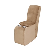cheap Recliner Chair Cover-Additional Console Recliner Covers for The L Shape Sectional Burgundy Recliner Sofa Covers Velvet Stretch Additional Console Cover for Reclining L Shape Sofa Cover Thick Soft Washable