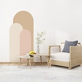levne Tapety-geometrie barevná tapeta boho oblouk nálepka na stěnu odlepte a nalepte snímatelnou samolepicí PVC/vinylovou nálepku na stěnu pro domácí dekoraci místnosti 52*140cm