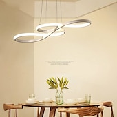 economico Design della linea-luci l.t. 1 luce 75 cm lampada a sospensione dimmerabile in acrilico lampadario a led design nota regolabile moderno per illuminazione domestica soggiorno solo dimmerabile con telecomando