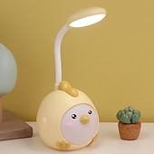 halpa Lukuvalot-söpö led-pöytälamppu minimuoti sarjakuva poikasen silmiensuojaus oppiminen söpö tyttö sydän opiskelija asuntola makuuhuone usb ladattava lukupöytälamppu yövalo lasten lahja