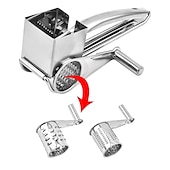 levne Kuchyňské náčiní a pomůcky-1/2/3/4 bubny čepele rotační struhadlo na sýr kráječ na sýr kráječ nerezový strouhač sýra kráječ na ořechy ruční odstřeďování multifunkční mlýnek na sýr kuchyňské vychytávky
