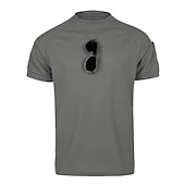 preiswerte Klassisches Poloshirt für Herren-Herren Jagd-T-Shirt Taktisches Militärhemd Außen Extraleicht(UL) Belüftung Schnelles Trocknung Atmungsaktiv Frühling Sommer Einfarbig Shirt Polyester Kurzarm Campen und Wandern Jagd Angeln Schwarz