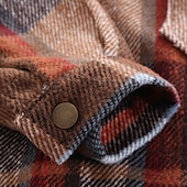 billiga Flickors trenchcoats-barn flickjacka långärmad röd rutig höst vinter punk sport 3-12 år