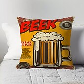 رخيصةأون غطاء وسادة العطلات-oktoberfest beer double side cushion cover 4pc soft الزخرفية مربع رمي غطاء وسادة غطاء وسادة كيس وسادة لأريكة غرفة نوم جودة عالية آلة قابل للغسل