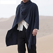 preiswerte Herren-Blazer &amp; -Anzüge-Herren Wintermantel übergangsjacke Trenchcoat Umhang / Capes Urlaub Geschäft Frühling Herbst Baumwollmischung Schnelltrocknend Leicht Oberbekleidung Bekleidung Streetwear Stilvoll ohne Druck Einfarbig