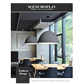 billiga Hängande-30cm enkel design ö design taklampa hartsmålade ytbehandlingar modern nordisk stil 85-265v