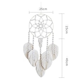 halpa Alennus $30:een-käsin kudottu unesieppari kuvakudos puuvillaköysi tee itse materiaali laukku makuuhuoneen sängyn vieressä seinäripustin höyhen kotimajoitus pehmeä sisustus