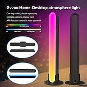 Недорогие Умный ночной свет-Bluetooth APP WiFi светодиодная умная лампа Лента RGB Атмосферное освещение Музыкальная синхронизация 12 режимов TV Wall Компьютерная игровая комната Декоративный ночник
