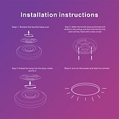 abordables Plafonniers à intensité variable-plafonnier intelligent 12 pouces 30w rvb changement de couleur bluetooth contrôle de l&#039;application wifi 2700k-6500k dimmable synchronisation avec la musique compatible avec alexa google home