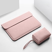 levne Tašky, pouzdra a pouzdra na notebooky-Rukávy na notebook 12 &quot; 13.3 &quot; 14 &quot; palec Kompatibilní s Macbook Air Pro, HP, Dell, Lenovo, Asus, Acer, Chromebook Notebook Voděodolný Nárazuvzdorné PU kůže Pevná barva pro Obchodní kancelář