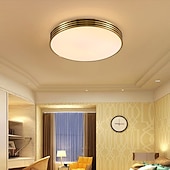 cheap Ceiling Lights-40 cm Circle Design Ceiling Lights Copper Brass Modern 220-240V