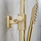 abordables Robinets de douche-Robinet de douche, système de douche Système de pommeau de douche à effet pluie Ensemble de massage à jet corporel - Douchette incluse