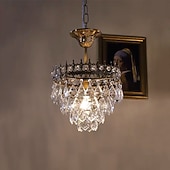 baratos Candelabros de Cristal-35 cm pingente projeto lanterna pingente luz metal pintado acabamentos artísticos modernos 220-240v