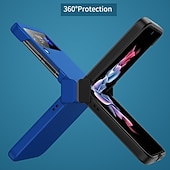 cheap Samsung Cases-Phone Case For Samsung Galaxy Z Flip 7 Z Flip 5 Z Flip 4 Z Flip 3 Back Cover Bumper Frame Four Corners Drop Resistance Shockproof Solid Colored Silica Gel