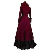 abordables Robes-Rococo Victorienne Robe de Bal Costume de fête Bal Masqué Robe de Bal Déguisement Femmes Mascarade Carnaval Soirée Halloween Adulte Robe