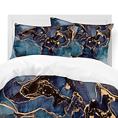 voordelige Dekbedovertreksets-3d beddengoed met marmeren print print dekbedovertrek beddengoed sets dekbedovertrek met 1 print print dekbedovertrek of sprei, 2 kussenslopen voor dubbel/queen/king