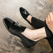 abordables Semi-formel-mocassins en velours vert pour hommes avec détails à pompons – chaussures élégantes à enfiler pour événements formels, mariages et fêtes