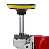 economico set di punte da trapano-albero di prolunga per punte per smerigliatrice angolare 80 mm m10 biella durevole per utensile elettrico adattatore di connessione per levigatura pad per lucidatura