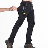 billiga aktiva byxor för män-Herr Vandringsbyxor Arbetsbyxor Sommar Utomhus Vindtät Andningsfunktion Vattenavvisande Snabb tork Byxa Underdelar Svart Mörkgrå Jakt Fiske Klättring L XL 2XL 3XL 4XL / Ficka med blixtlås