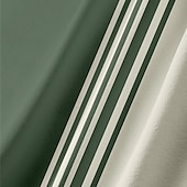 economico camicia da uomo con bottoni-Per uomo Camicia Camicia Estiva Camicia da Bowling Camicia con Bottoni Verde Manica Corta Blocco di colori A righe Collo ripiegato Stampa Vacanza Quotidiano Bottonato Abbigliamento Poliestere Vintage