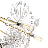 cheap Chandeliers-77 cm Modern Firework Chandeliers 19 Lights Crystal Dandelion Chandelier Pendant Lights  Fixtures Sputnik  Globe Design Artistic Nordic Style Living Room Bedroom Restaurant Flower Design