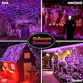 billige Elektrisk støpsel-juleslyngelys utendørs 20m 200leds 8 moduser plugg inn julepynt varme hvite lys fest hage juledekor belysning ac220v 230v 240v eu plugg