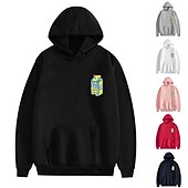 cheap Men&#039;s 3D Hoodies-Men&#039;s Print Long Sleeve Sweatshirts  Crew Neck Cool Designer Winter Black A Black B Pink A Clothing Apparel Designer Plus Size S M L XL XXL XXXL