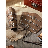 Недорогие Броня-Панк &amp; Готика Средневековый Стимпанк Оружие и доспехи Маскарад Браслет Рыцарь Доктор чумы Викинг Стрельба из лука Маскарадный костюм Муж. Викинг Карнавал Маскарад Для вечеринок Взрослые