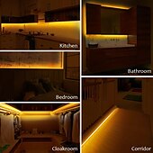 cheap Neon LED Lights-2M-30M COB LED Strip Light Plug in Flexible 220V Waterproof IP67 High Voltage Led Strip Multiple Colors 240LEDs/M Waterproof Led Light Strips for Bedroom Living Room Kitchen Furniture