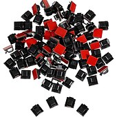 economico Accessori Illuminazione-clip per cavi trasparenti 50/100 pezzi con clip per cavi adesive stcikers mini clip per cavi per esterni con robusti ganci autoadesivi clip per luce fermacavi per la decorazione gestione del cavo