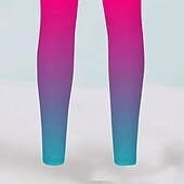 tanie Dziewczęca wizja 3D i blask-Dla dziewczynek 3D Graficzny Spodnie Getry Jesień Zima Aktywny Śłodkie Wzór 3D Dzieci 3-12 lat Na zewnątrz Urlop Ulica Regularny