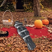 preiswerte Halloween Außen Dekor-Halloween-Dekorationen Requisiten für tote Opfer, gruselige gefälschte Leiche mit Pumpe, 152 cm hängende gruselige gefälschte Leiche in Tasche, Todesopfer, Halloween-Requisiten für den Außenbereich,
