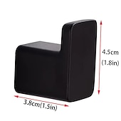 お買い得  バスローブ用フック-3 個ローブフック壁掛け浴室タオルフック黒ステンレス鋼ヴィンテージコートフックハンガーシングル装飾バッグキー帽子洋服ラック