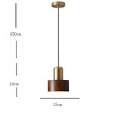 economico Luci a sospensione-15cm pendente lanterna design lampada a sospensione rame ottone moderno 220-240v