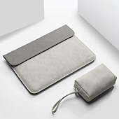 levne Tašky, pouzdra a pouzdra na notebooky-Rukávy na notebook 12 &quot; 13.3 &quot; 14 &quot; palec Kompatibilní s Macbook Air Pro, HP, Dell, Lenovo, Asus, Acer, Chromebook Notebook Voděodolný Nárazuvzdorné PU kůže Pevná barva pro Obchodní kancelář