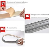 levne Tapety-cool tapety jednobarevná tapeta hranice nástěnná malba pas odlepte a nalepte samolepicí PVC/vinyl moderní nálepka na zeď pro pokoj 230*8*0,8cm*1ks