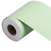 tanie Tapety-Jednokolorowe samoprzylepne naklejki ścienne pcv naklejki ścienne na obramowanie naklejki na krawędzie dekoracyjne naklejki na linie szkło pasek antykolizyjny wodoodporne naklejki na talię