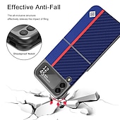 cheap Samsung Cases-Phone Case For Samsung Galaxy Z Flip 6 Z Flip 4 Z Flip 3 Flip Flip Solid Colored PC PU Leather