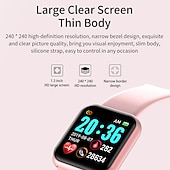 economico Smartwatch-696 L18 Orologio intelligente 1.3 pollice Intelligente Guarda Bluetooth Pedometro Avviso di chiamata Monitoraggio del sonno Monitoraggio frequenza cardiaca Promemoria sedentario Compatibile con