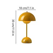 abordables Lámparas de mesa-lámpara de escritorio yable nórdica potable lámpara de brote personalidad simple lámpara de escritorio de estudio led creativa dormitorio junto a la cama decoración del hogar lámpara de noche lámpara