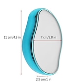 ieftine Îngrijire personală și sănătate-radieră de șters de cristal reutilizabilă pentru îndepărtarea fizică a părului epilator sigur și fără durere instrument reutilizabil de depilare pentru frumusețea corpului pentru îndepărtarea părului