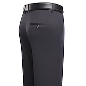 ieftine Subţire-Bărbați Costume Pantaloni chinez Buzunar Simplu Confort Respirabil Nuntă Afaceri Casual Modă Clasic Galben Bleumarin Strech