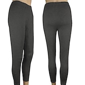 ieftine Jambiere simple-colanți de modă pentru femei jambiere pantaloni de lungime întreagă ocazional weekend elastic elastic simplu control burtă ridicare subțire trandafir rosu 2xl