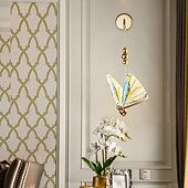 olcso Beltéri falilámpák-led északi stílusú beltéri fali lámpák nappali üzletek / kávézók alumínium ötvözet fali lámpa 85-265v