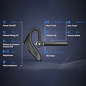 abordables Casques téléphoniques et professionnels-K510 main libres bluetooth casques Contour d&#039;Oreille Bluetooth 5.2 Reduction de Bruit Conception Ergonomique Charge Rapide pour Apple Samsung Huawei Xiaomi MI Bureau d&#039;affaires