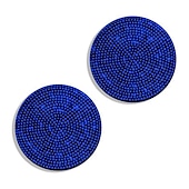 cheap Car Organizers-2pcs Bling Car Cup Holder Coaster 2.75 inch Anti-Slip Shockproof Universal Fashion Vehicle Car Coasters Insert Bling Rhinestone Auto Automotive Interior Accessories for Women