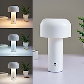 billige Bordlamper-bordlampe bærbar italiensk sopp trådløs touch oppladbar nattlampe usb bordlampe skrivebordsdekorasjon soverom nattlampe