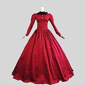 economico Vestiti-Rococò Vittoriano Abito da Ballo Costume da festa Mascherata Abito da Ballo Canto di Natale Costume Per donna Reale Mascherata Carnevale Feste Halloween Adulti Vestito