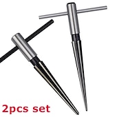 economico set di punte da trapano-alesatore conico 3-13 mm &amp;Alesatore manuale per metallo da 5-16 mm per sbavare allargare alesatore portatile per foro perno per strumenti di perforazione in plastica per legno metallo